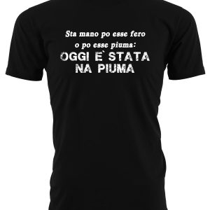 Tshirt Mario Brega – Film Cult – Anni 80 – Sta Mano po esse fero e po esse piuma – Idea regalo