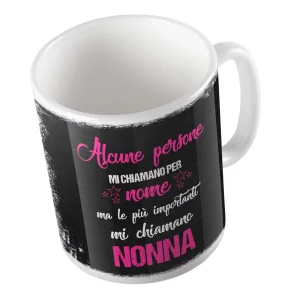 Tazza in Ceramica – Tazza Festa dei Nonni – Le persone più importanti mi chiamano Nonna – Festa dei Nonni Regalo – Nonna Idee Regalo – Gadget Festa dei Nonni
