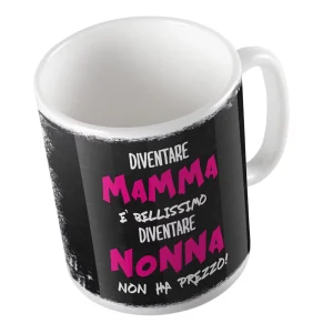 Tazza in Ceramica – Tazza Festa dei Nonni – Diventare Nonna non ha Prezzo – Festa dei Nonni Regalo – Nonna Idee Regalo – Gadget Festa dei Nonni