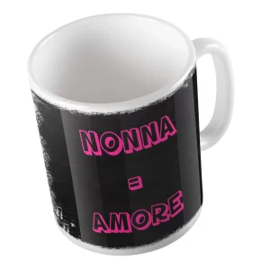 Tazza in Ceramica – Tazza Festa dei Nonni – Nonna = Amore – Festa dei Nonni Regalo – Nonna Idee Regalo – Gadget Festa dei Nonni