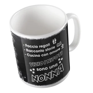 Tazza in Ceramica – Tazza Festa dei Nonni – Sono una Nonna – Festa dei Nonni Regalo – Nonna Idee Regalo – Gadget Festa dei Nonni