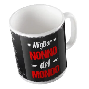 Tazza in Ceramica – Tazza Festa dei Nonni – Miglior Nonno del Mondo – Festa dei Nonni Regalo – Nonno Idee Regalo – Gadget Festa dei Nonni