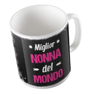 Tazza in Ceramica – Tazza Festa dei Nonni – Miglior Nonna del Mondo – Festa dei Nonni Regalo – Nonna Idee Regalo – Gadget Festa dei Nonni