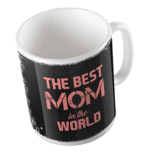 Tazza in Ceramica – Tazza Festa della Mamma – Best Mom in the World – Festa della Mamma – Tazza Mamma – Gadget Festa della Mamma – Idea Regalo Mamma