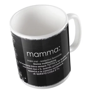 Tazza in Ceramica – Tazza Festa della Mamma – Definizione Mamma – Donna Multitasking – Festa della Mamma – Tazza Mamma – Gadget Festa della Mamma – Idea Regalo Mamma