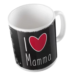 Tazza in Ceramica – Tazza Festa della Mamma – Love Mamma – Festa della Mamma – Tazza Mamma – Gadget Festa della Mamma – Idea Regalo Mamma