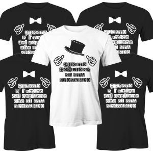 Pacchetto Tshirt Addio al Celibato – Questo Colione si sta Sposando – Maglietta Sposo – Amico del Colione – Set magliette Celibato – Matrimonio – Idea Regalo