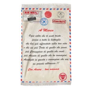 Plaid  Personalizzabile con dedica per il figlio