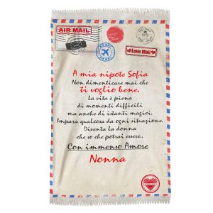 Plaid  Personalizzabile con dedica alla Nonna