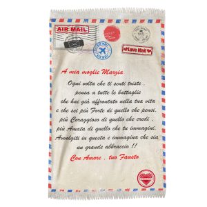 Plaid  Personalizzabile con dedica per la moglie