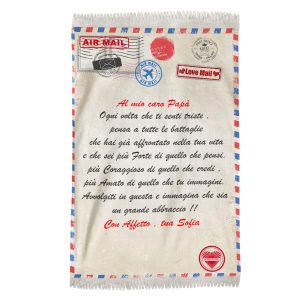 Plaid  Personalizzabile con dedica per il Papà