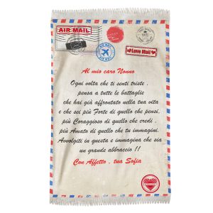 Plaid  Personalizzabile con dedica per il Nonno