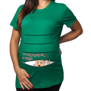 Tshirt Premaman Donna – Bimbo Zip – Femminuccia – Futura Rockstar in Arrivo! – Tshirt Gravidanza Divertenti – Idee Regalo Futura Mamma