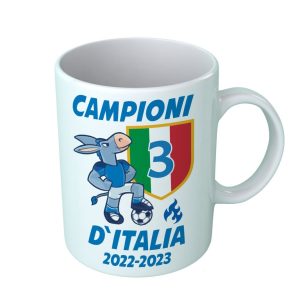 Tazza 3° Scudetto Napoletano – Campioni D’Italia 2022 2023 – Asino – Asinello – Napule – 3 – Ciuccio