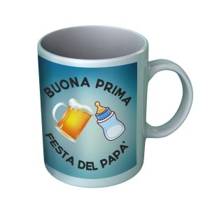 Tazza Festa del Papà – Buona Prima Festa del Papà – Tazza in Ceramica Papà Divertente – Dad – Tazza in Ceramica Festa Papà – Idea Regalo Papà
