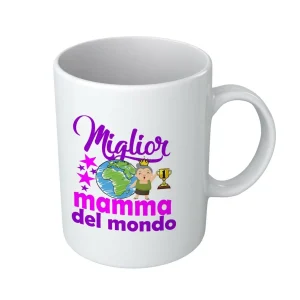 Tazza Mamma – Miglior Mamma del Mondo – Regali Mamma – Tazza in Ceramica Mamma – Idea Regalo Mamma – Tazza Compleanno Mamma – Regalo Compleanno Mamma