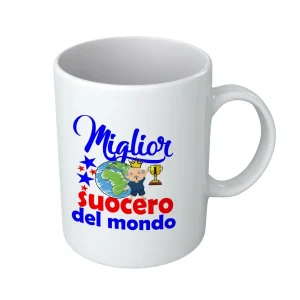 Tazza Suocero – Compleanno Suocero – Miglior Suocero del Mondo – Regali Suocero – Tazza Ceramica Suocero – Idee Regalo Suocero – Regalo Suocero Compleanno
