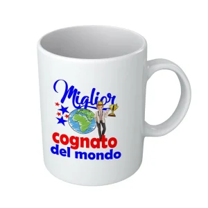 Tazza Cognato – Compleanno Cognato – Miglior Cognato del Mondo – Regali Cognato – Tazza Ceramica Cognato – Idee Regalo Cognato – Regalo Cognato Compleanno
