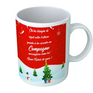 Tazza Compagno – Chi ha bisogno di regali quando si ha accanto un Compagno Meraviglioso? – Buon Natale Compagno – Regalo Compagno Natale – Idee Regalo Natale
