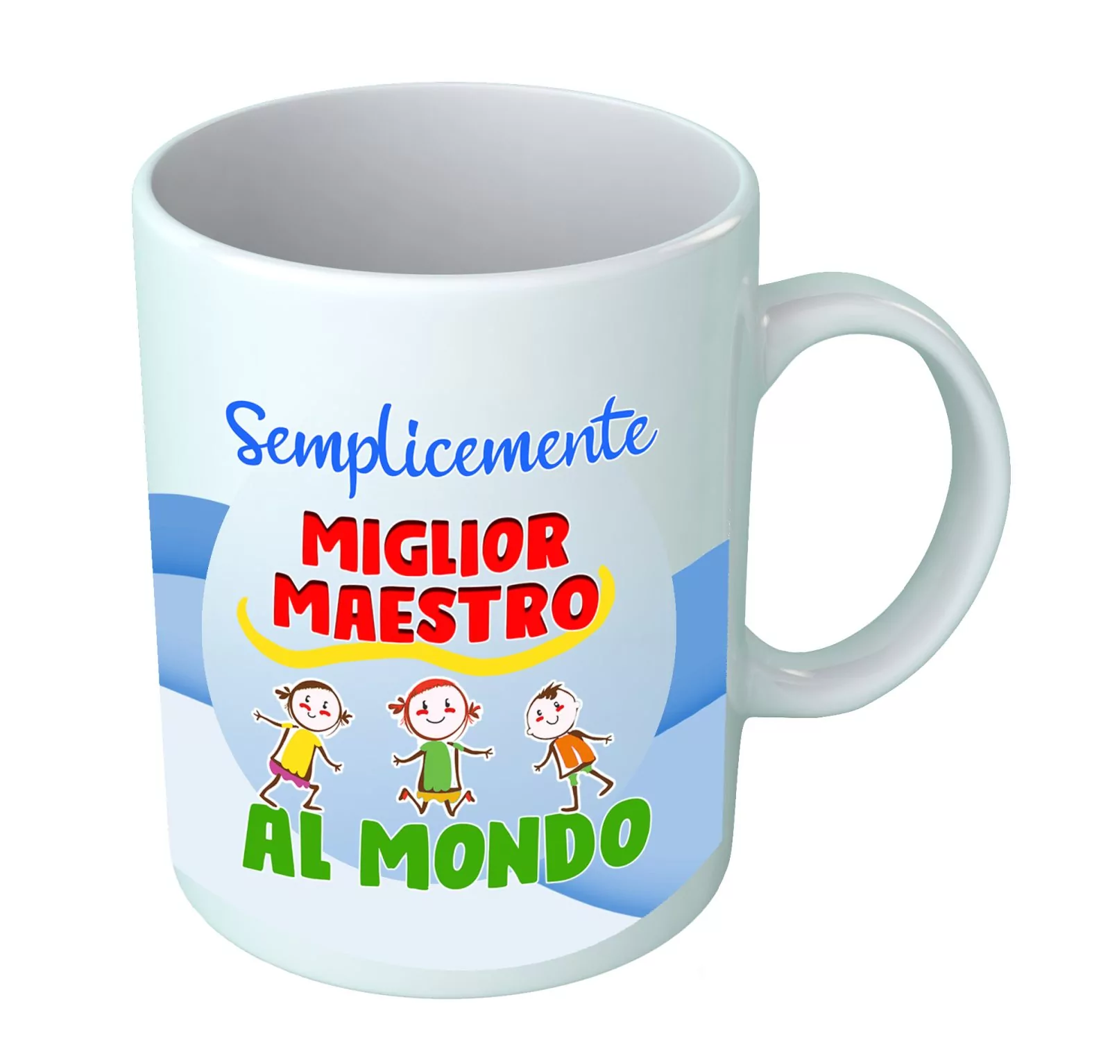 Tazza Maestro – Semplicemente Maestro Migliore al Mondo – Idee Regalo Maestro – Regalo Fine Anno Maestro