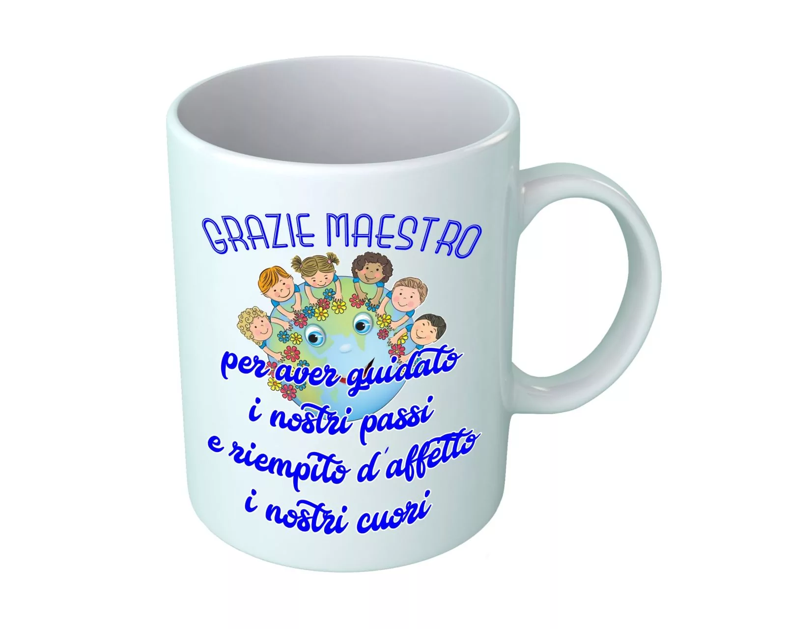 Tazza Maestro – Hai riempito i nostri Cuori – Idee Regalo Maestro – Regalo Fine Anno Maestro