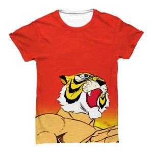 T-shirt Uomo Donna Tigerman – Cartone anni 80 – Uomo Donna Tigre – Maglietta Tana delle Tigri