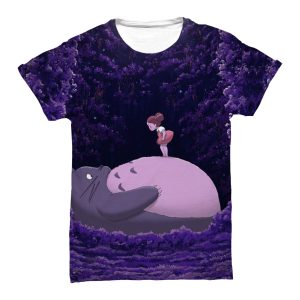 Maglietta Uomo Donna Totoro – Totoro – Tshirt Totoro – T-shirt Manga Mei Nerini del Buio