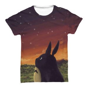 Maglietta Uomo Donna Totoro – Totoro – Tshirt Totoro – Maglietta nerini del buio