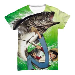 Maglietta Uomo Donna Sampei – Grande Pescatore Sampei – Maglia Sampei – Maglietta Sanpei