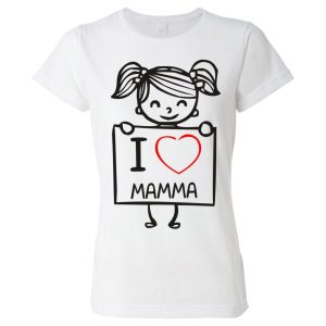 Tshirt festa della mamma – Ti amo mamma  -Regalo Mamma – Festa della Mamma – Tshirt Mamma – Idea Regalo Mamma