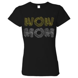 Tshirt festa della mamma – WOW MOM – maglietta festa mamma – Regalo Mamma – Festa della Mamma – Tshirt Mamma – Idea Regalo Mamma