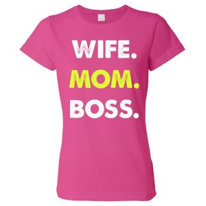 Tshirt festa della mamma – Mom wife boss – maglietta festa mamma – Regalo Mamma – Festa della Mamma – Tshirt Mamma – Idea Regalo Mamma