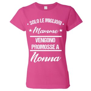 Tshirt festa della mamma – Solo le migliori mamme vengono promosse a nonna – Festa della Mamma – Tshirt Mamma – Idea Regalo Mamma