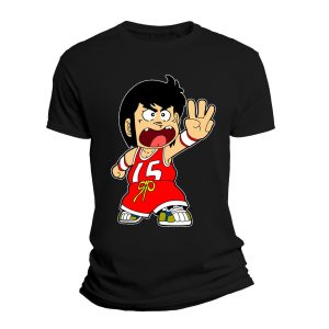 T-shirt Gigi La Trottola – Basket –  Kappei – Mitico Cartone Anni 80