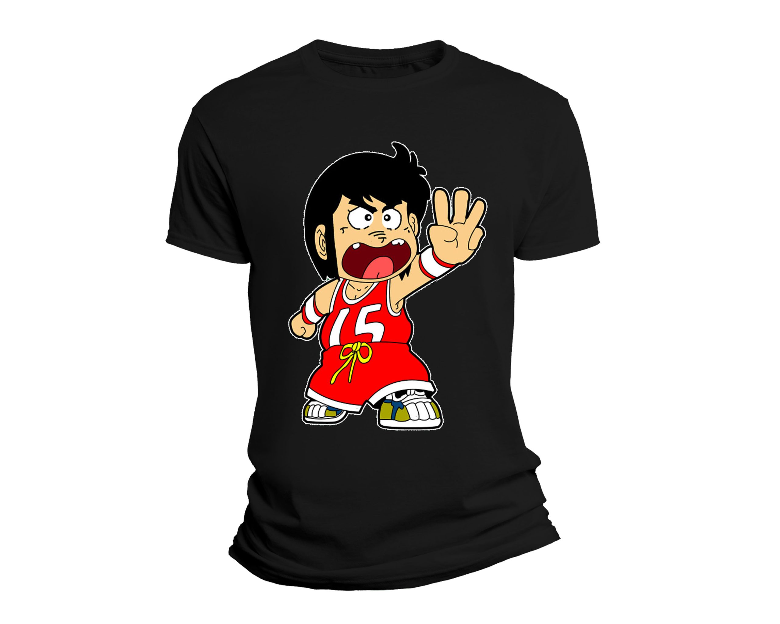 T-shirt Gigi La Trottola – Basket – Kappei – Mitico Cartone Anni 80