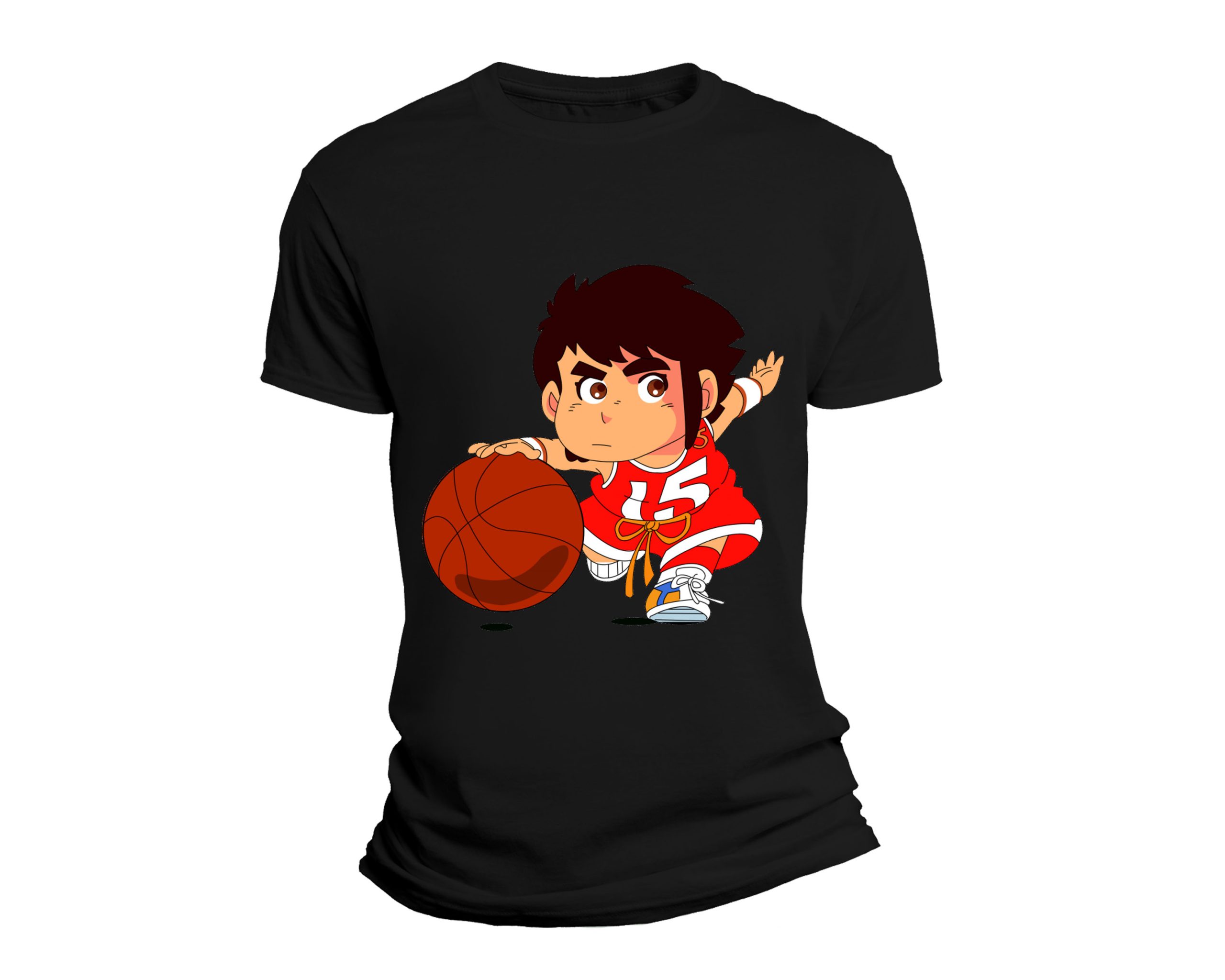 T-shirt Gigi La Trottola – Basket – Kappei – Mitico Cartone Anni 80