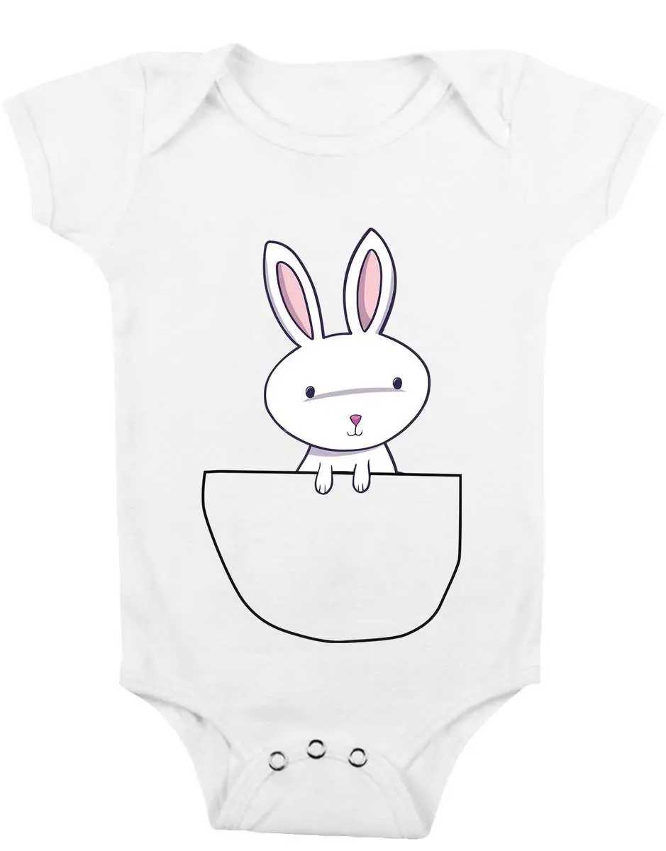 body da neonato body pasqua “Coniglio di pasqua” bimbi, da 3 a 24 mesi by tshirteria