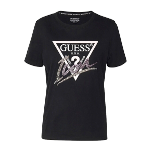 Guess T-shirt  triangolo decorazione brillanti W4GI20I3Z14