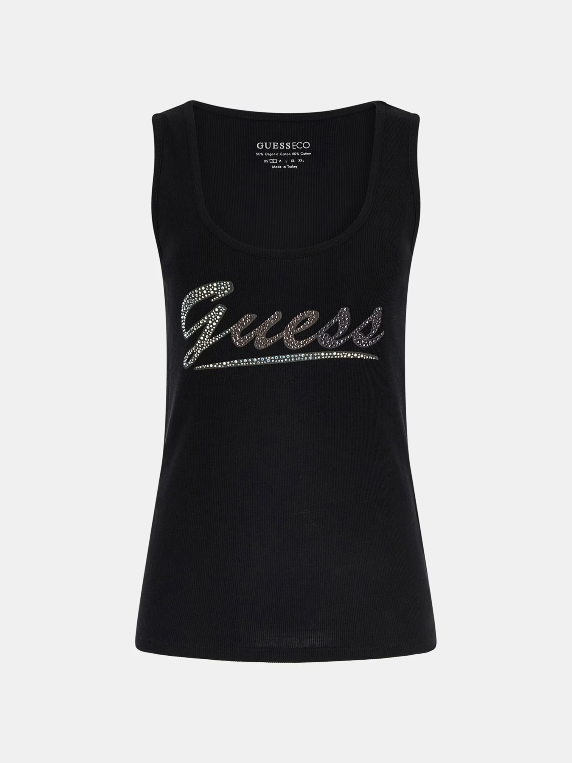 Guess top donna logo frontale scollo all’americana W4GP16K1814 - immagine 7