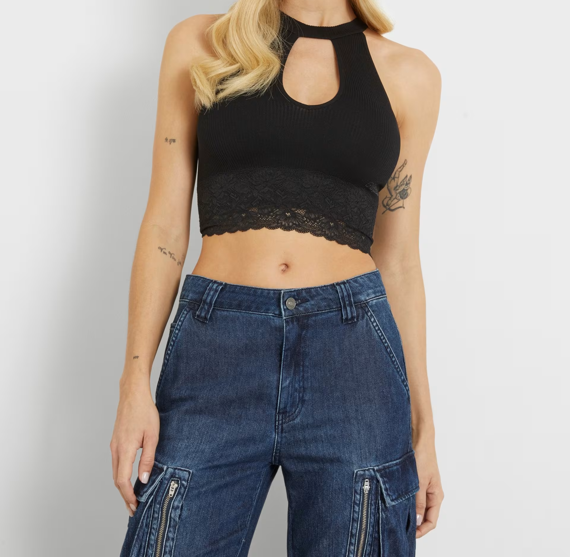 GUESS top donna pizzo W4GZ24Z2ZN0 - immagine 4