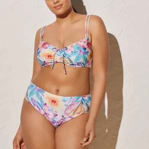Ysabel Mora bikini fantasia floreale multicolor