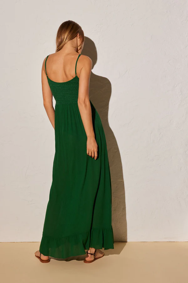 Ysabel Mora vestito lungo con volant sul bordo - immagine 3