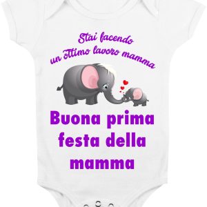 Body Neonato Festa della Mamma – Stai facendo un ottimo lavoro Mamma – buona prima Festa della Mamma – Body Neonato Mamma – Body Mamma – Idea Regalo Mamma