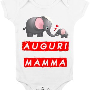 Body Neonato Mamma – Auguri Mamma  – Body Neonato Mamma – Body Mamma – Idea Regalo Mamma