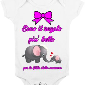 Body Neonato Festa della Mamma – Femminuccia Sono il regalo più bello per la Festa della Mamma – Body Neonato Mamma – Body Mamma – Idea Regalo Mamma