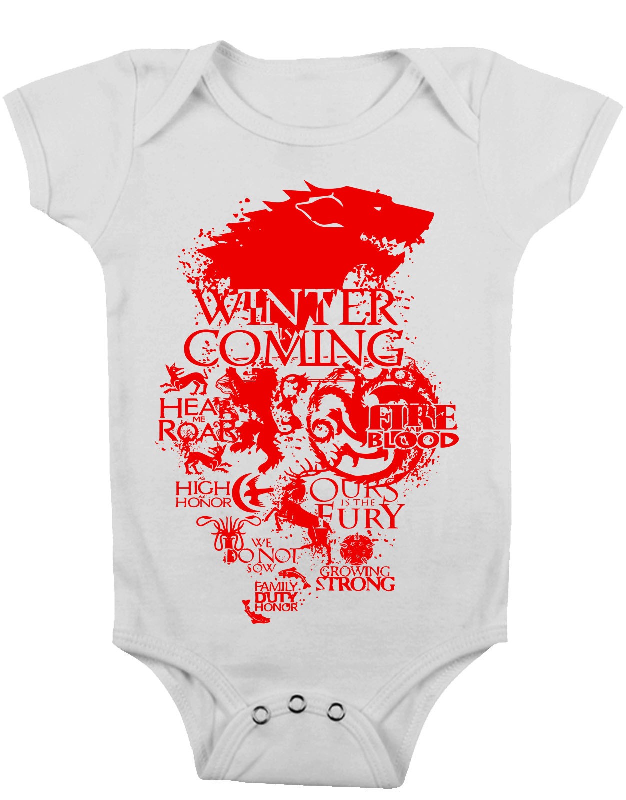 Body da Neonato – Body Neonato Game of Thrones – Casate – Body Neonato Divertenti – Body Divertenti – Idea Regalo Neonato