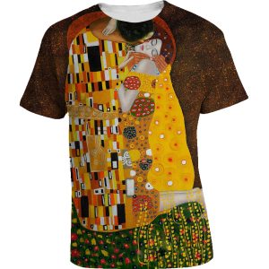 Tshirt Bacio di Klimt -Maglietta Uomo Dona Arte Klimt – art – All Over