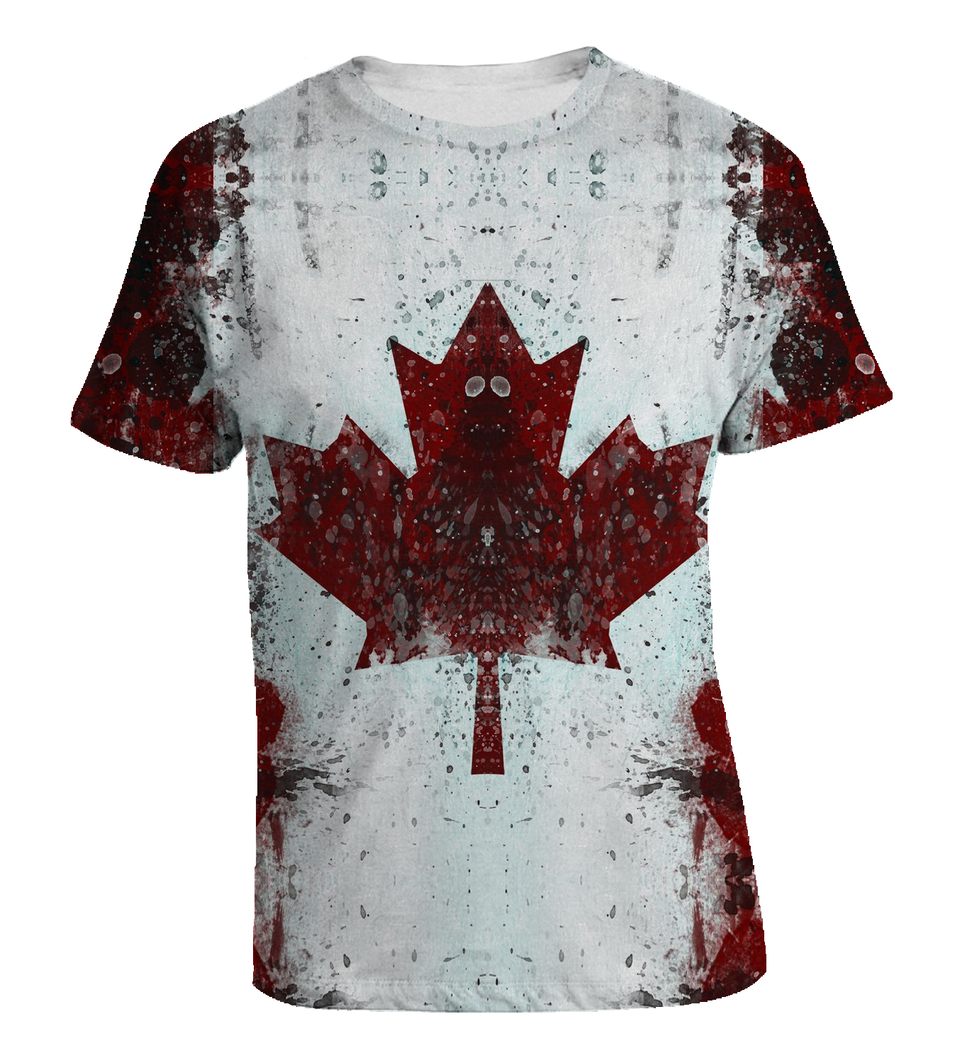 Maglietta Canada Flag – Bandiera Canada – Stampa All Over stemma Canadese Uomo Donna - immagine 2
