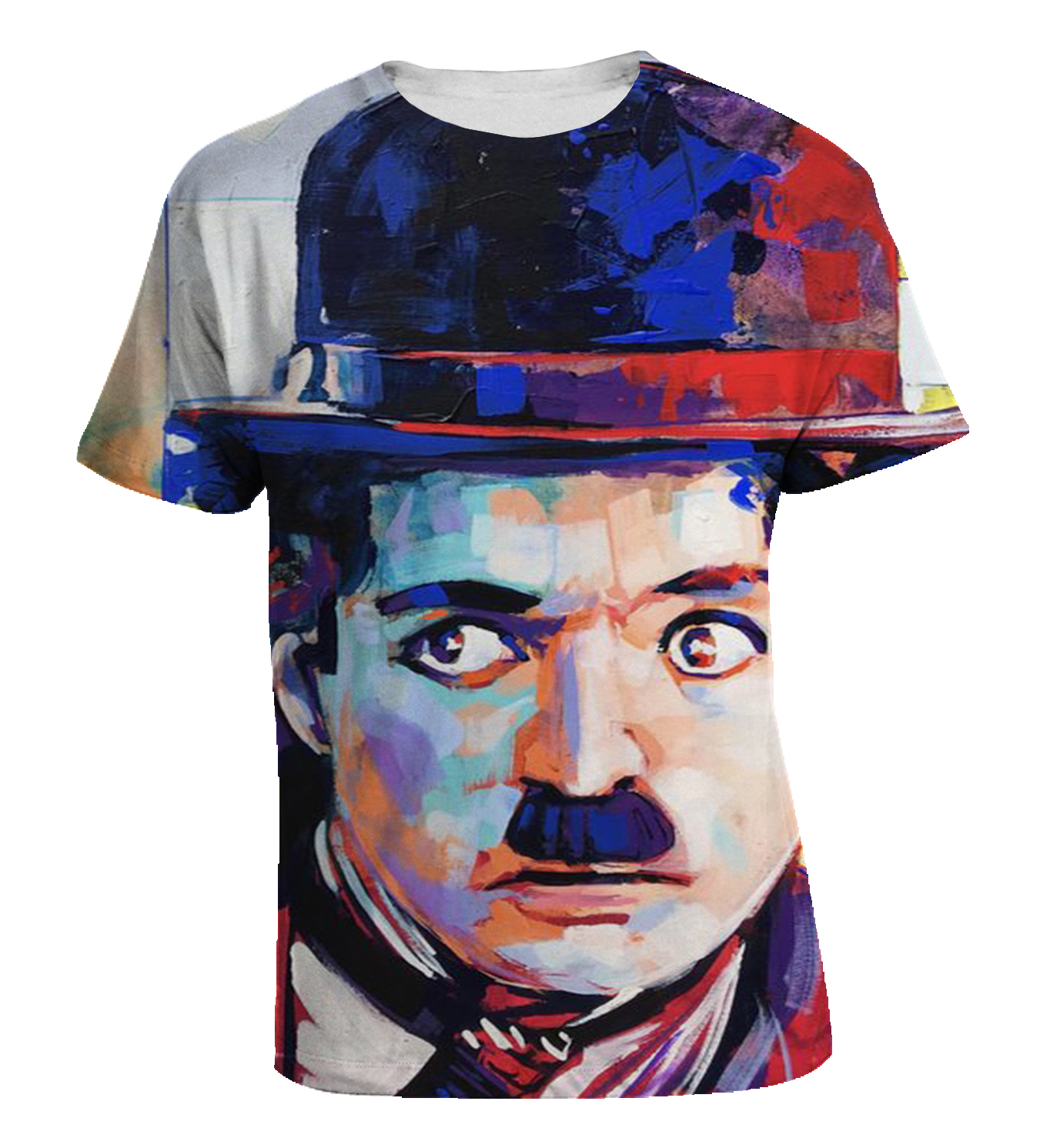 Maglietta Chaplin – Mitico Charlotte – film cult – All Over Uomo Donna