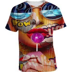 Maglietta Pin Up ART LOVE – girl – fashion – pop art T-shirt Uomo Donna
